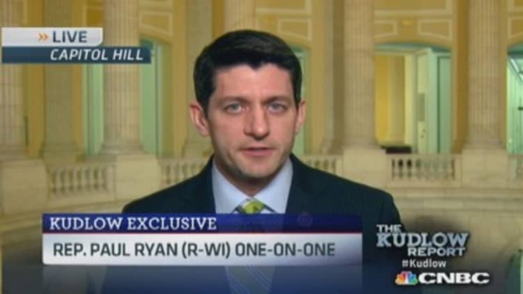 Rep. Ryan: GOP needs growth agenda and plan