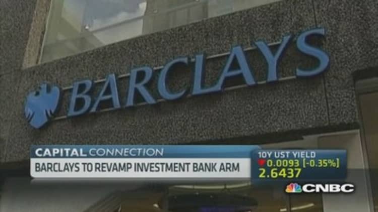 An overhaul in the pipeline for Barclays