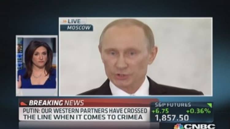 Crimea must be a part of Russia: Putin