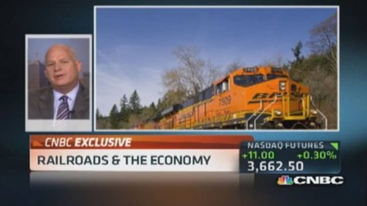 Riding the economic rails: BNSF CEO