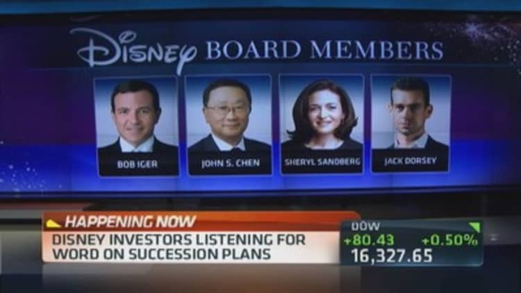 Disney meets shareholders