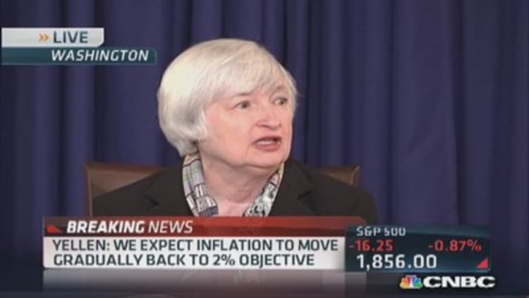 Yellen: Labor market & inflation taper cues
