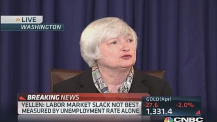 Fed's Yellen: Fiscal policy a headwind to recovery