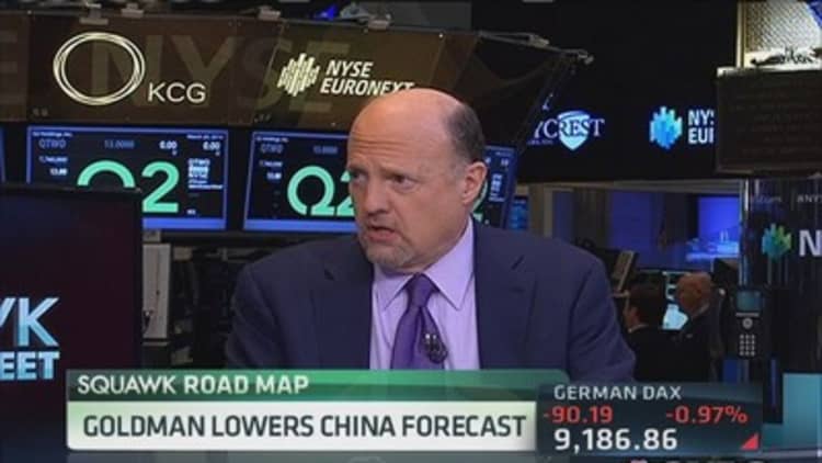 Cramer: Bar reset for China