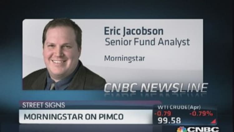 Morningstar's view on Pimco's total return fund