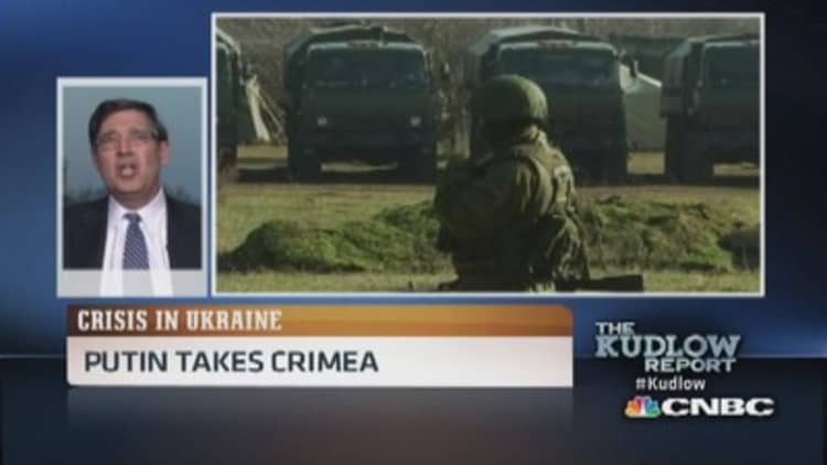 Putin takes Crimea