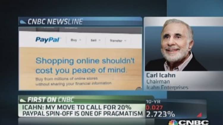 Icahn: eBay call pragmatic