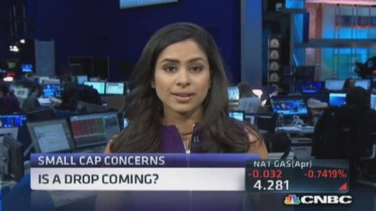 Small-cap stocks under pressure
