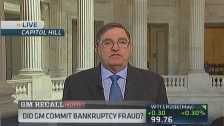 Rep. Burgess: GM bankruptcy was not normal