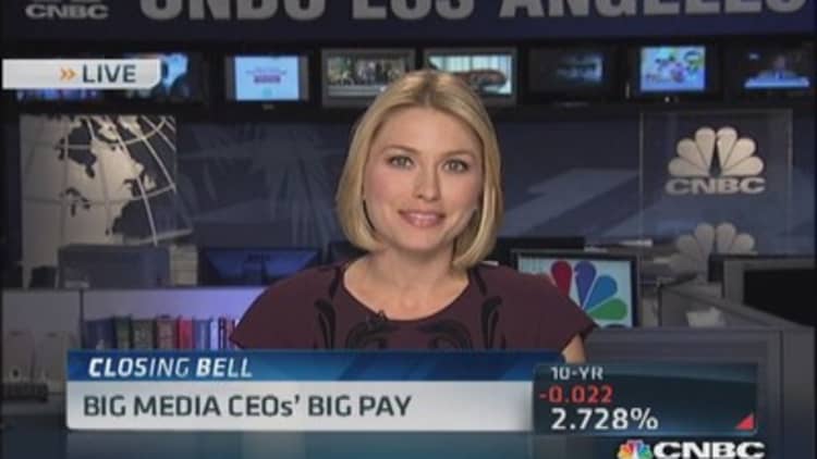 Media industry CEOs paid really, really well