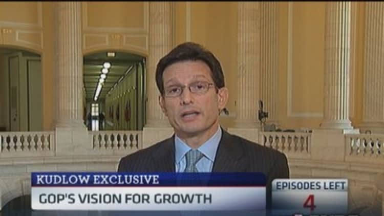 Rep. Cantor: GOP for an America that works