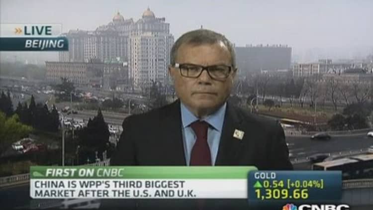 WPP CEO: China is a fast growth market
