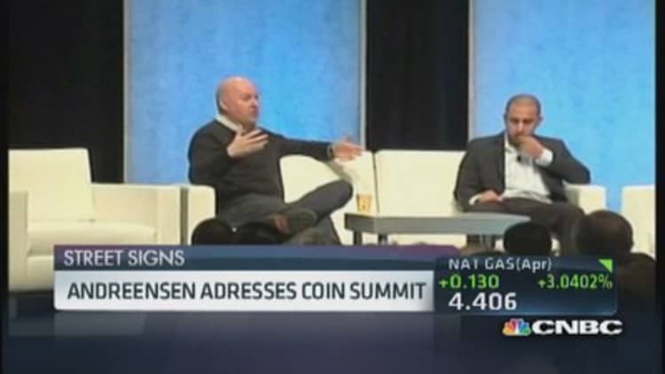 Andreessen calls bitcoin bulletproof, has words for Buffett