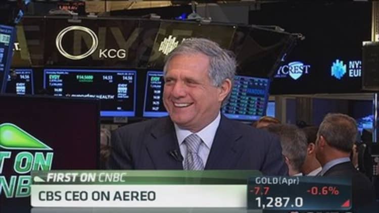 Moonves 'confident' on Aereo decision