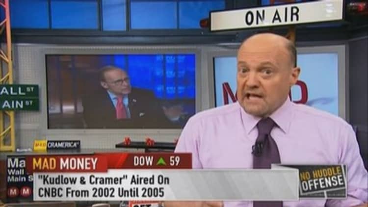 Cramer reflects on Larry Kudlow's years on CNBC