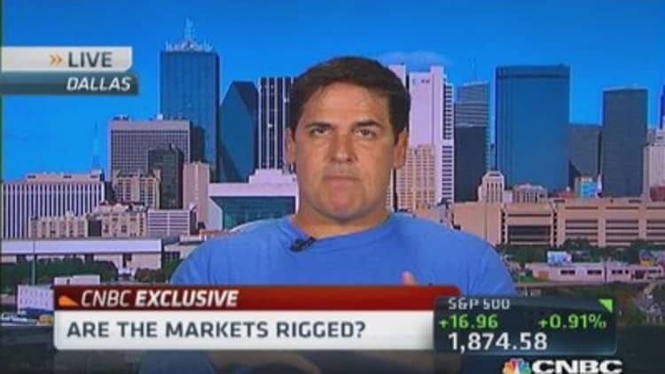 Mark Cuban: High-frequency traders trying to trick each other