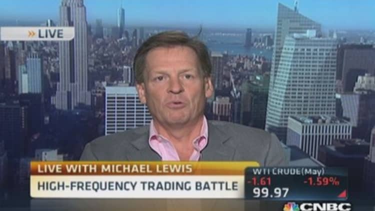 Michael Lewis: HFT traders exploit system