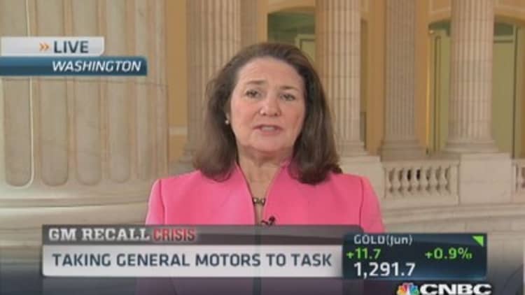 Rep. DeGette: GM knew ignition switches were substandard