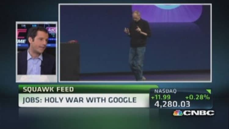 Apple's 'holy war' with Google