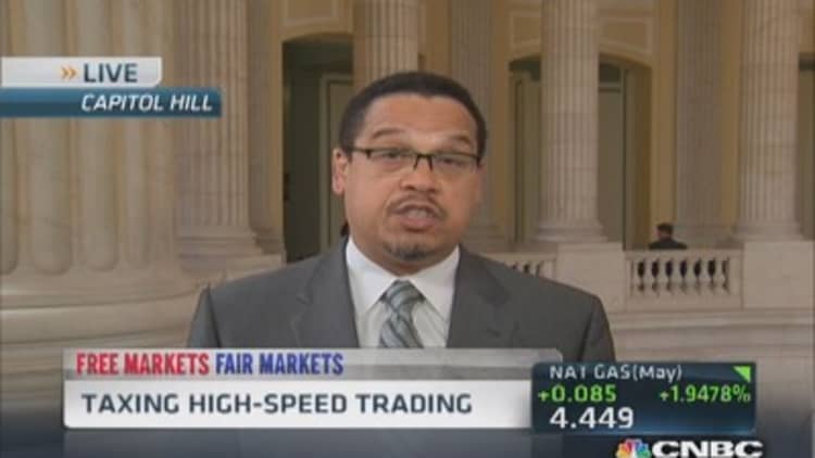 Tax high-speed trading: Congressman