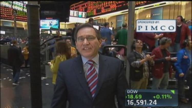 Santelli: Yields lower after jobs number