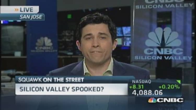 Selloff sentiment hits Silicon Valley