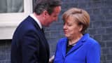 U.K. Prime Minister David Cameron and German Chancellor Angela Merkel