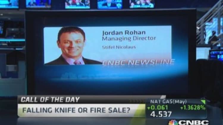 Falling knife or fire sale? 