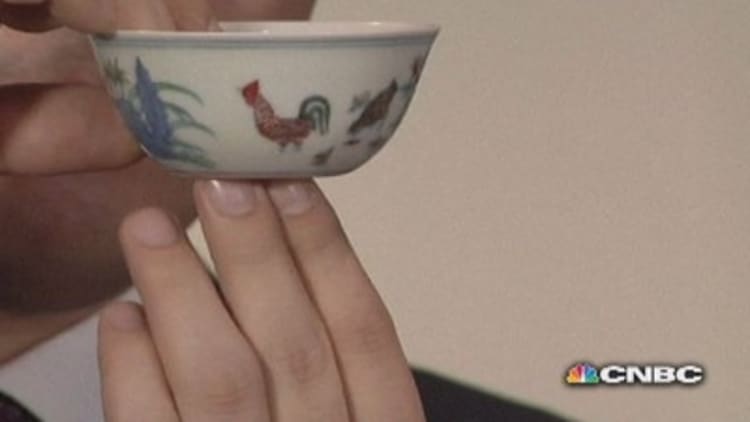 'Chicken cup' auction draws $36 million bid