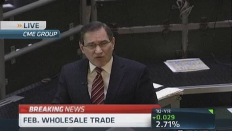 Wholesale Trade up 0.5% in February