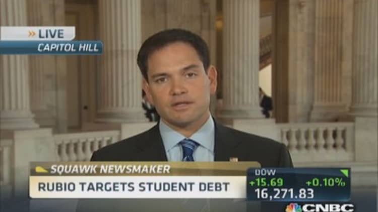 Sen. Rubio targets student loan debt