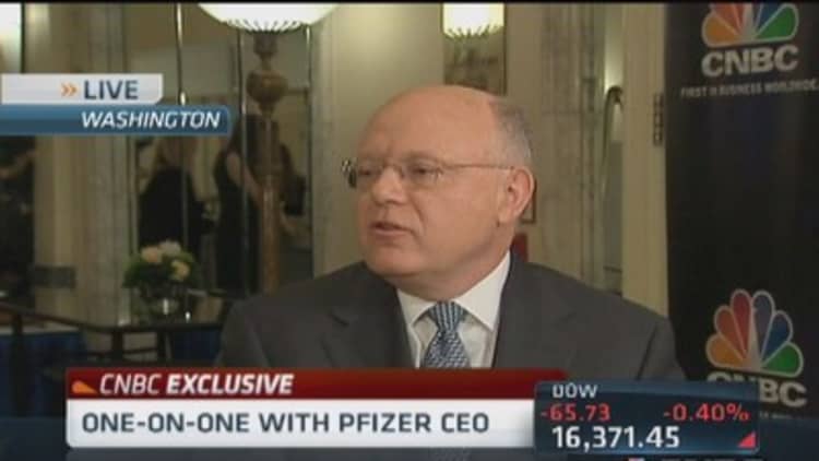Pfizer CEO worries about ACA coverage