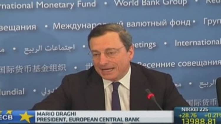 Draghi warns of low interest rate 'implications'