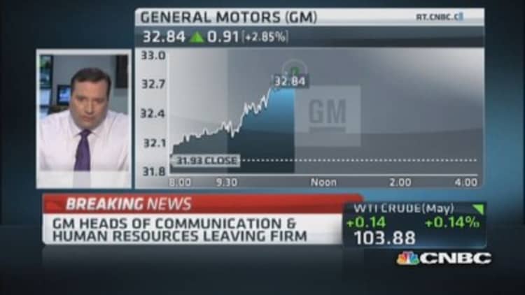 Management shakeup at GM: Report