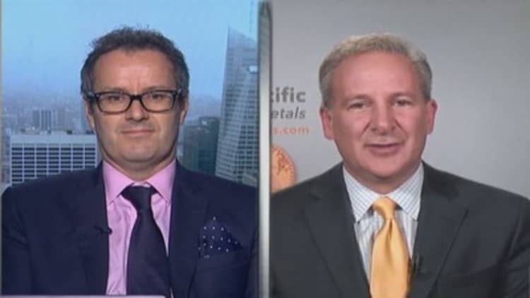 Peter Schiff and Paul Krake's gold feud 