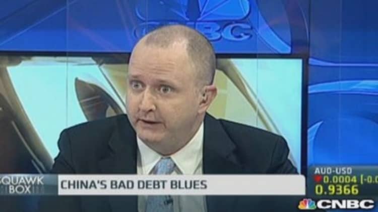 How big is China's bad debt situation?