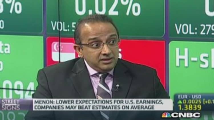 US earnings weighing on Asian stocks: OCBC