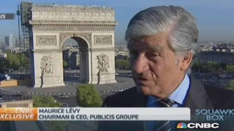 European growth showing 'strength': Publicis CEO