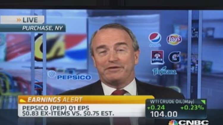 PepsiCo's reports strong Q1 beat 