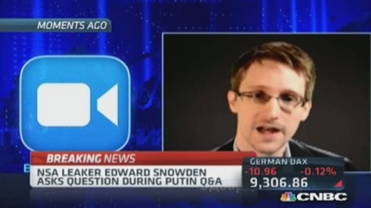 Snowden sighting