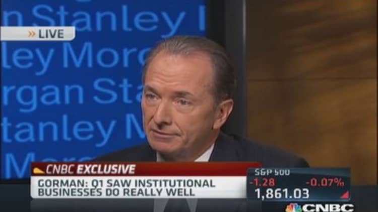 Morgan Stanley achieves balance: Gorman