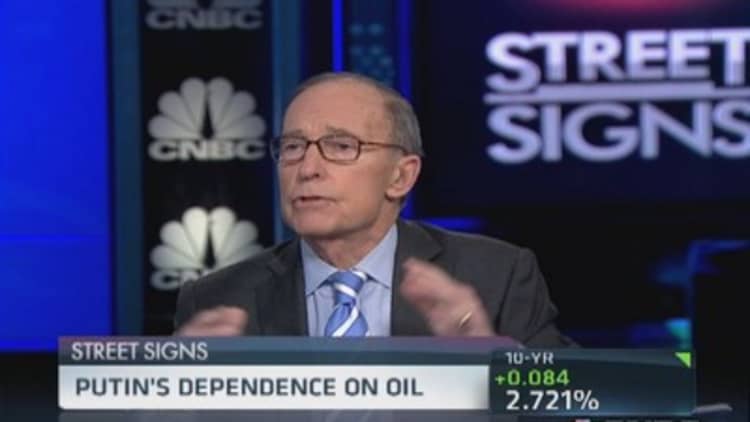 Kudlow: Raise dollar, will knock oil down