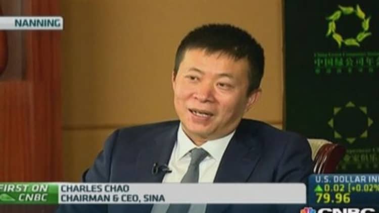 Sina CEO: 'We priced Weibo IPO too low'
