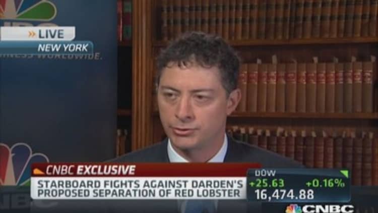 Case against Red Lobster spinoff