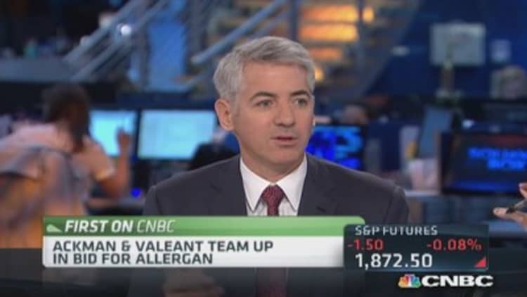 Ackman: Valeant fit into Pershing investing mold