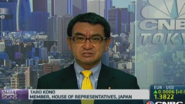 Taro Kono: 'TPP is necessary for Japan'
