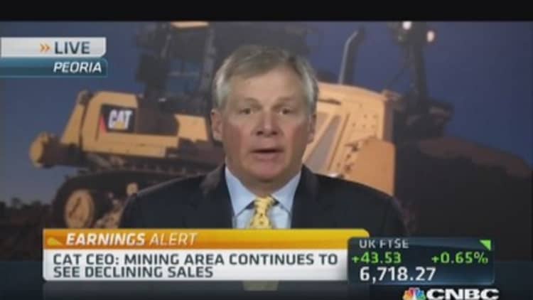 CAT CEO: Global outlook a mixed bag