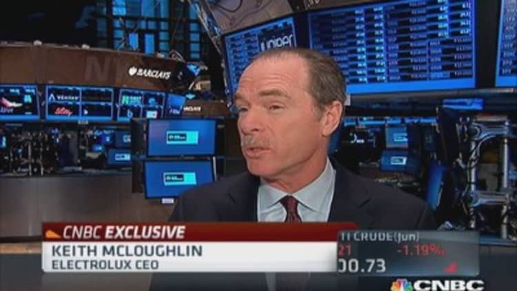 Electrolux CEO: US strong despite weather