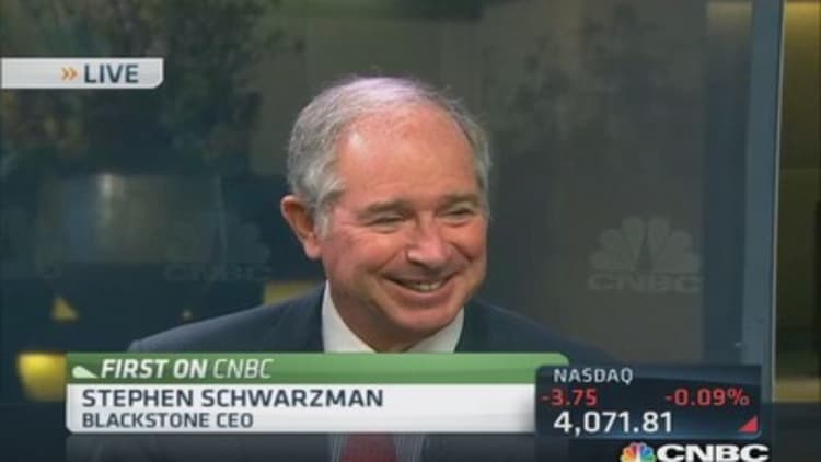 Schwarzman on M&A: Deals to be had