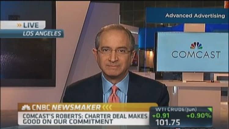 Comcast CEO: TWC merger allows for innovation